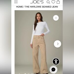 THE HARLOWE SEAMED JEAN NWT